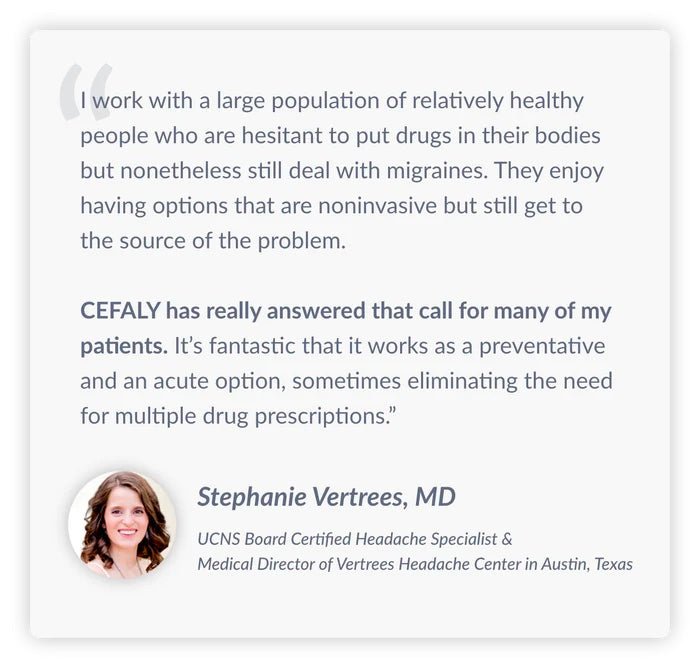 CEFALY Helping Patients Improve Their Quality of Life
